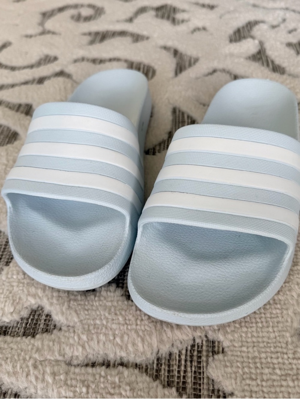 Adidas Adilette Halo Blue Slides, 7 - Picture 4 of 8